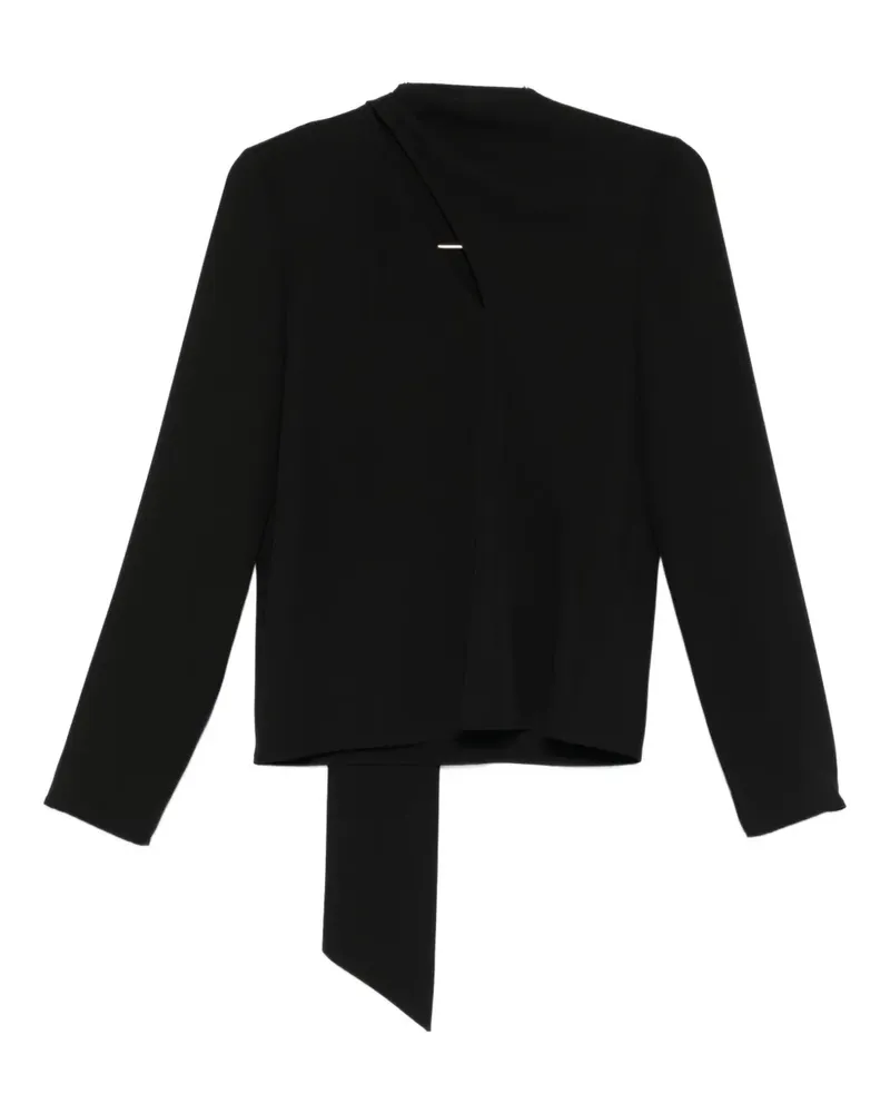 Patrizia Pepe Sash Bluse - Schwarz Schwarz