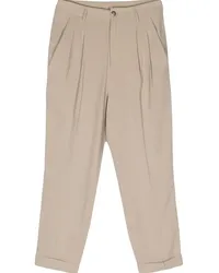 ..,merci Cropped-Hose mit hohem Bund Nude