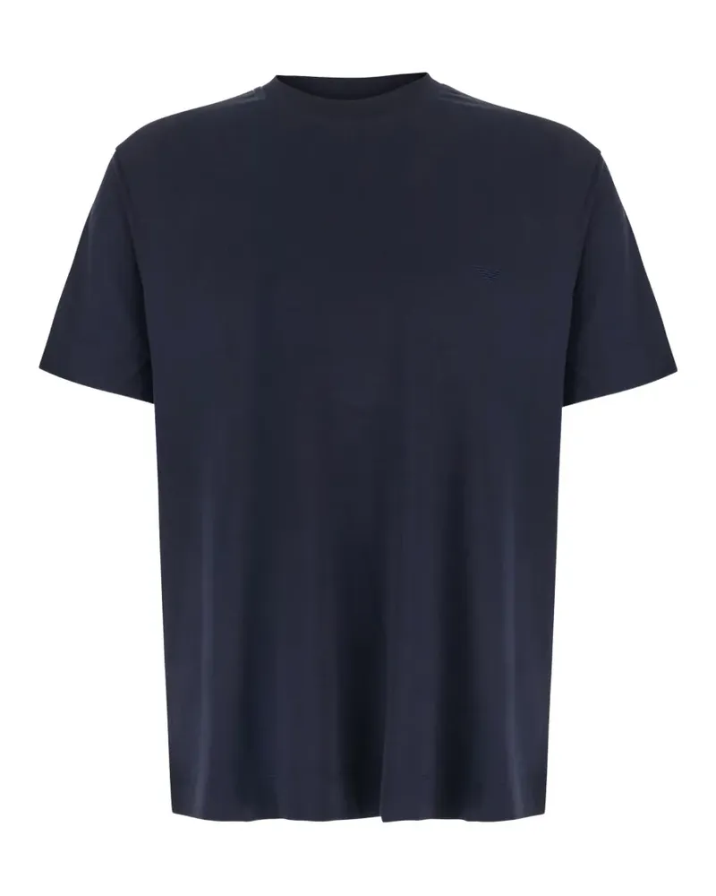 Emporio Armani crew-neck T-shirt - Blau Blau