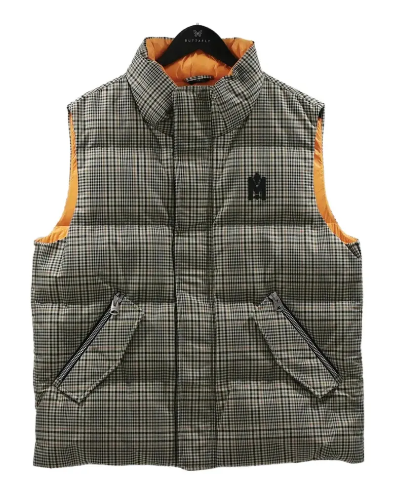 Mackage Joseph plaid gilet - Nude Nude