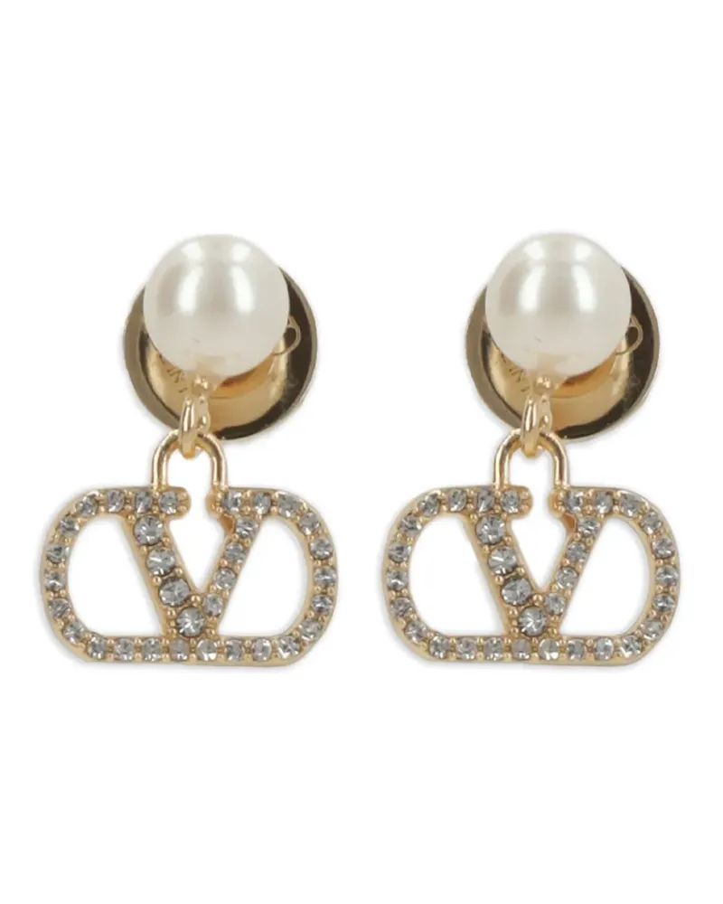 Valentino Garavani VLogo Signature Ohrringe mit Perlen - Gold Gold