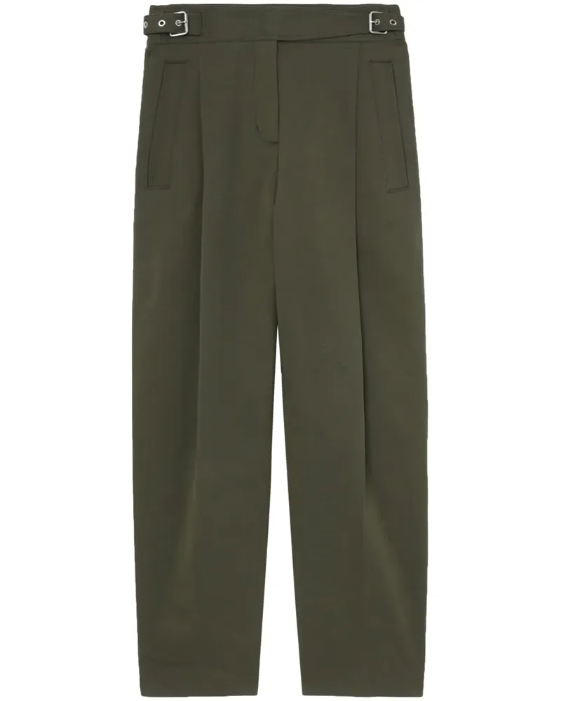 3.1 phillip lim Cropped-Taillenhose mit Gürtel - Grün Grün