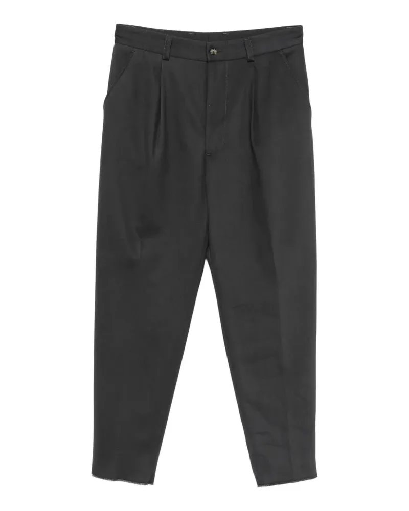 Eleventy Plissierte Hose - Schwarz Schwarz