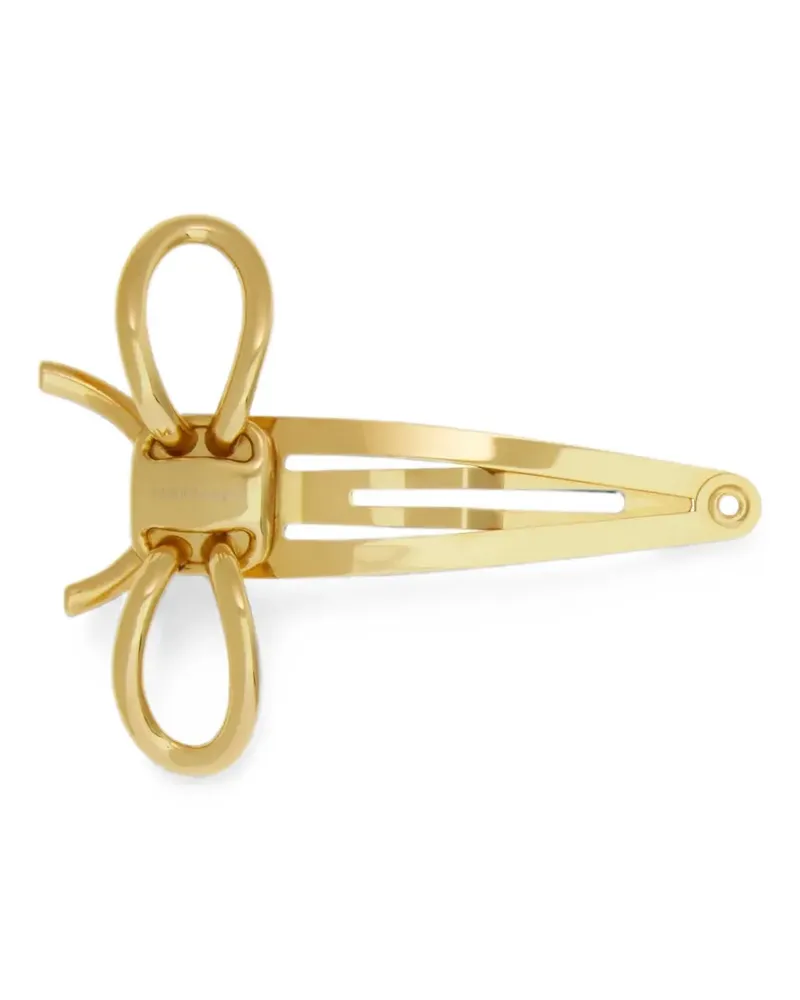 Ferragamo bow-detail hair clip - Gold Gold