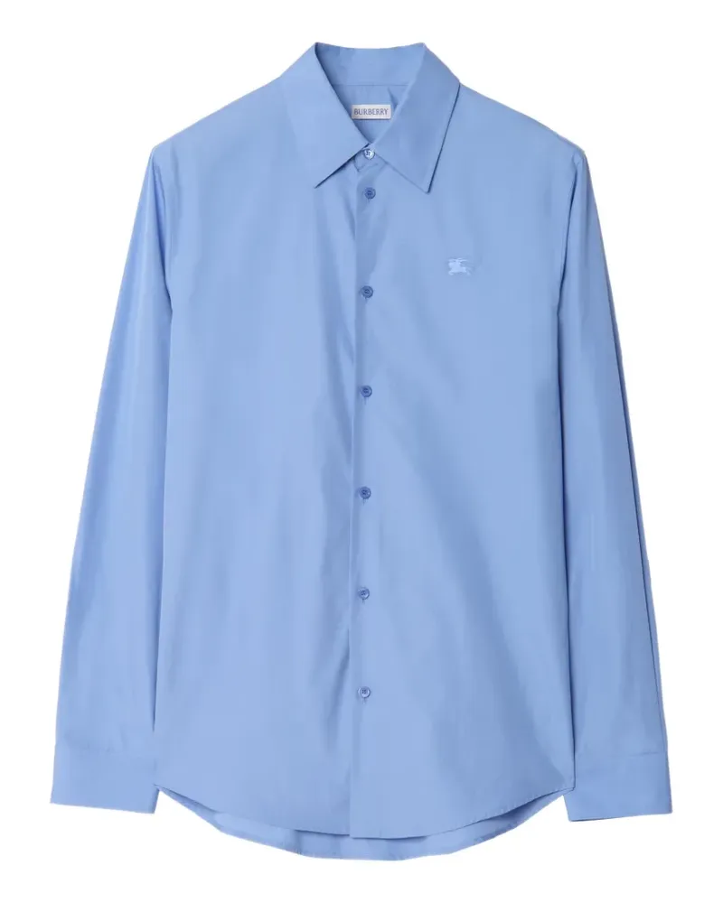 Burberry regular-fit cotton poplin shirt - Blau Blau