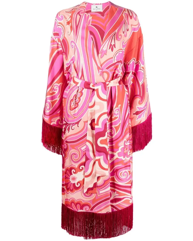 Etro Jacke mit Paisley-Print - Rosa Rosa