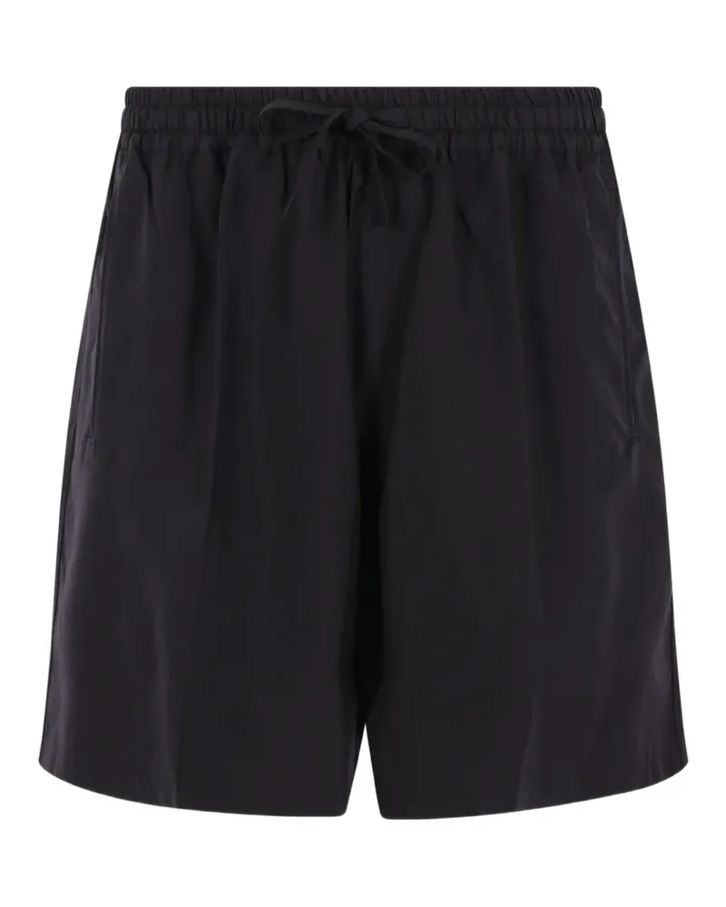 Umit Benan drawstring pocketed deck shorts - Schwarz Schwarz