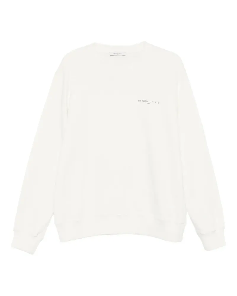 IH NOM UH NIT logo-print sweater - Weiß Weiß
