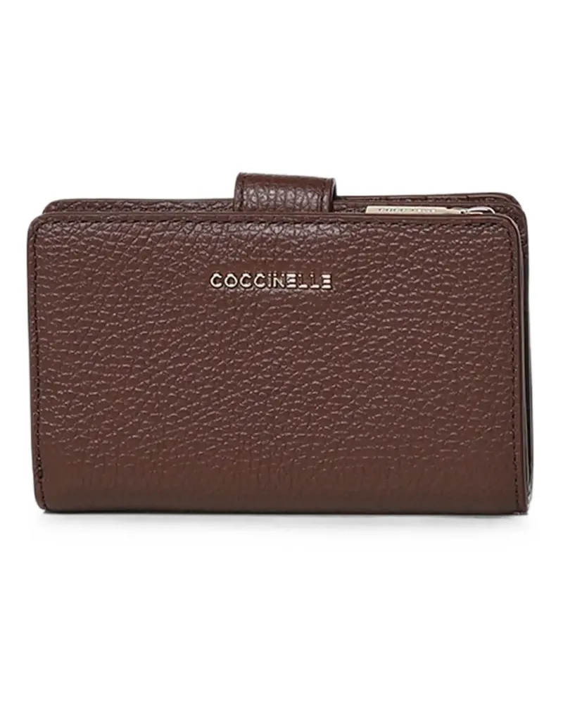 Coccinelle Metallic Soft wallet - Braun Braun