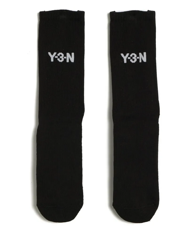 Y-3 x Neighborhood Socken mit Logo - Schwarz Schwarz