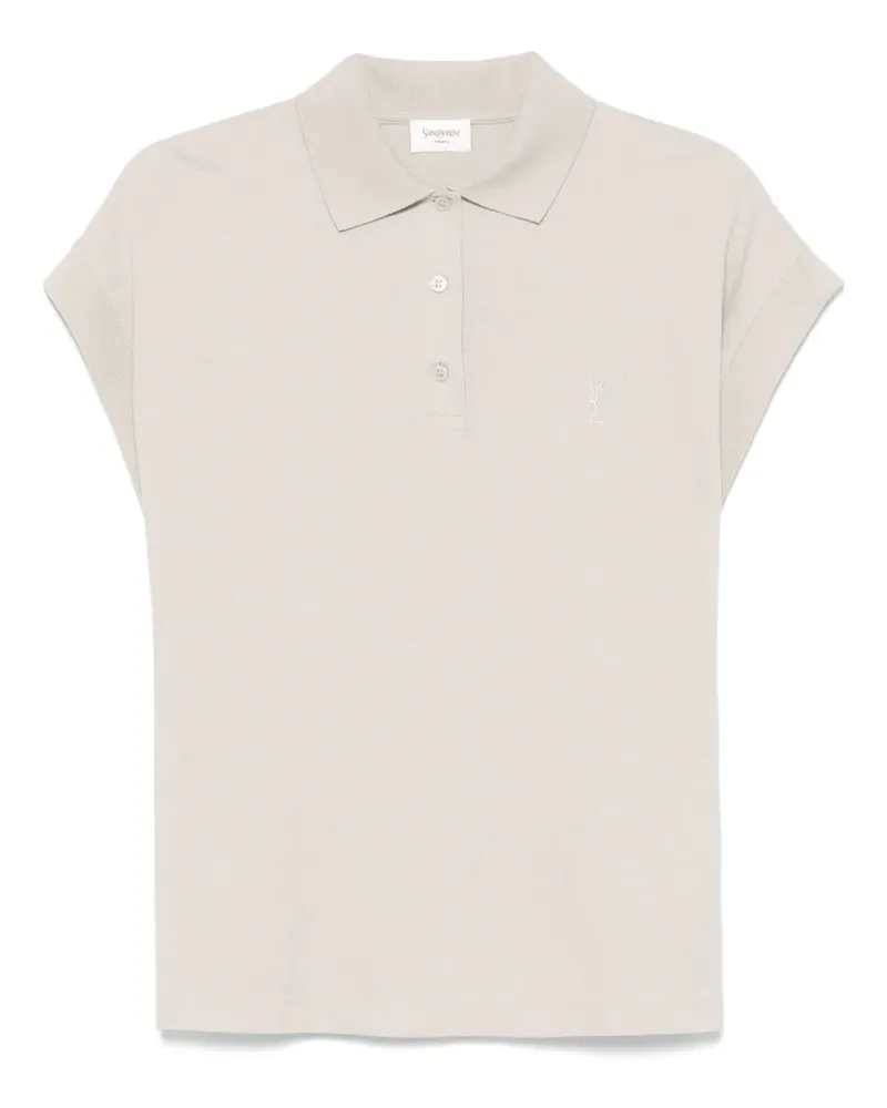 Saint Laurent Cassandre Poloshirt - Nude Nude