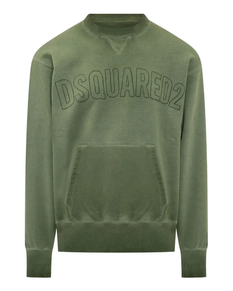 Dsquared2 Pullover mit Logo-Stickerei - Grün Grün