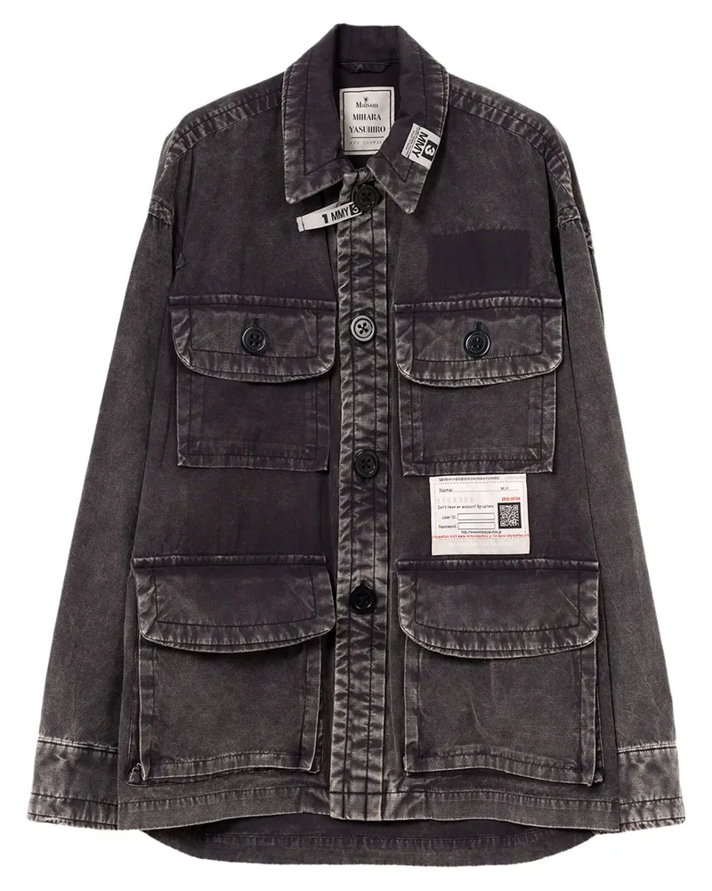 MIHARAYASUHIRO Amateur Sewn Hemd - Grau Grau