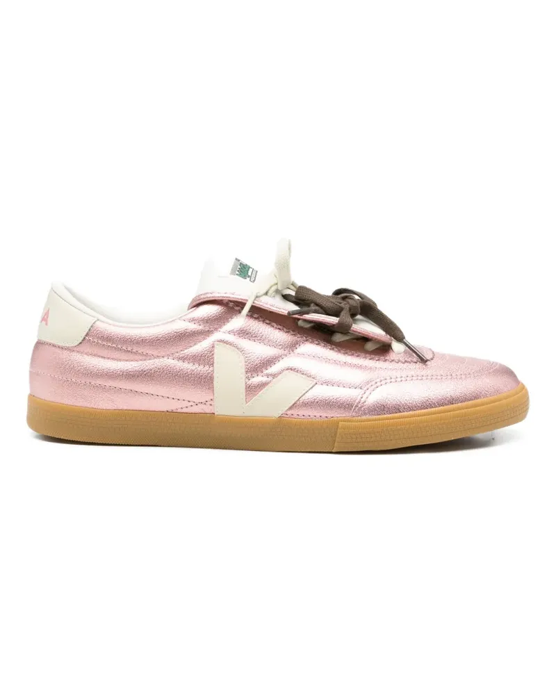 Magliano x Veja logo-patch sneakers - Rosa Rosa