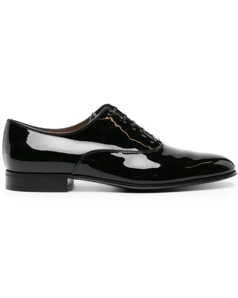 Gianvito Rossi Vittorio Oxford-Schuhe aus Lackleder - Schwarz Schwarz
