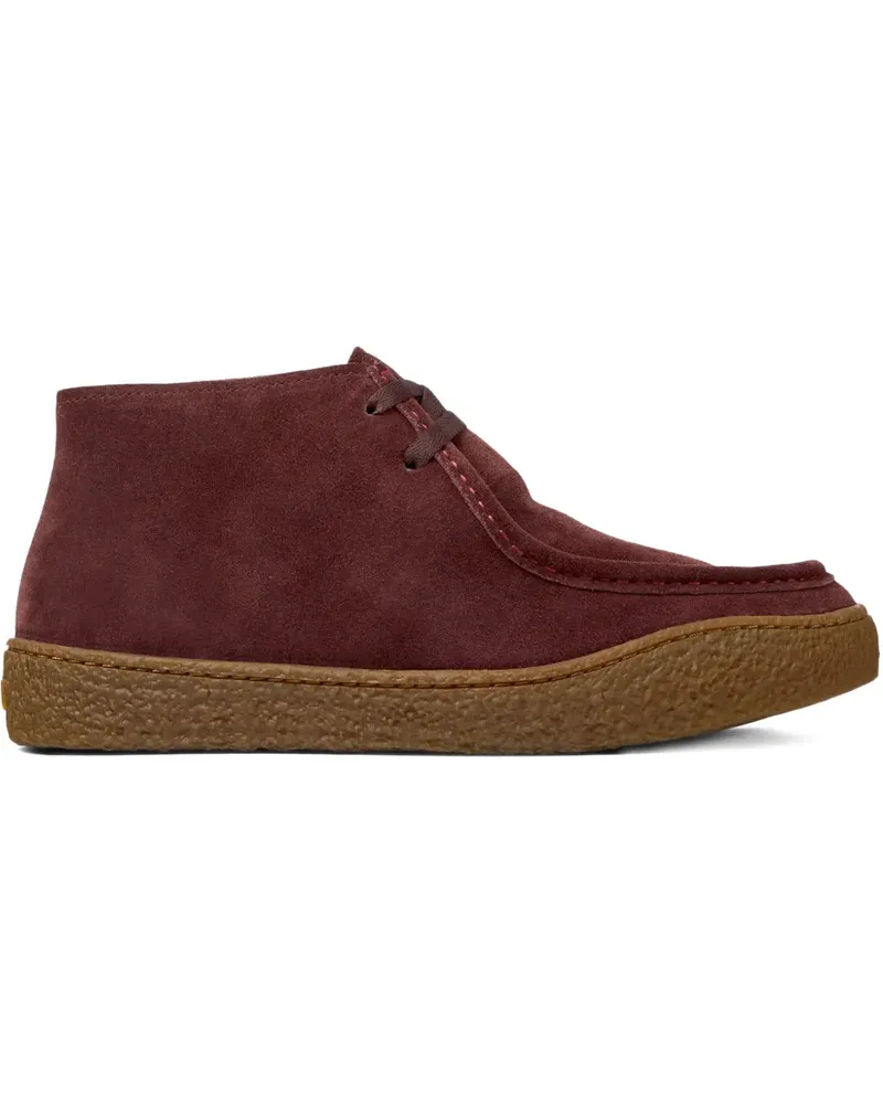 Camper Schnürstiefel aus Wildleder - Rot Rot