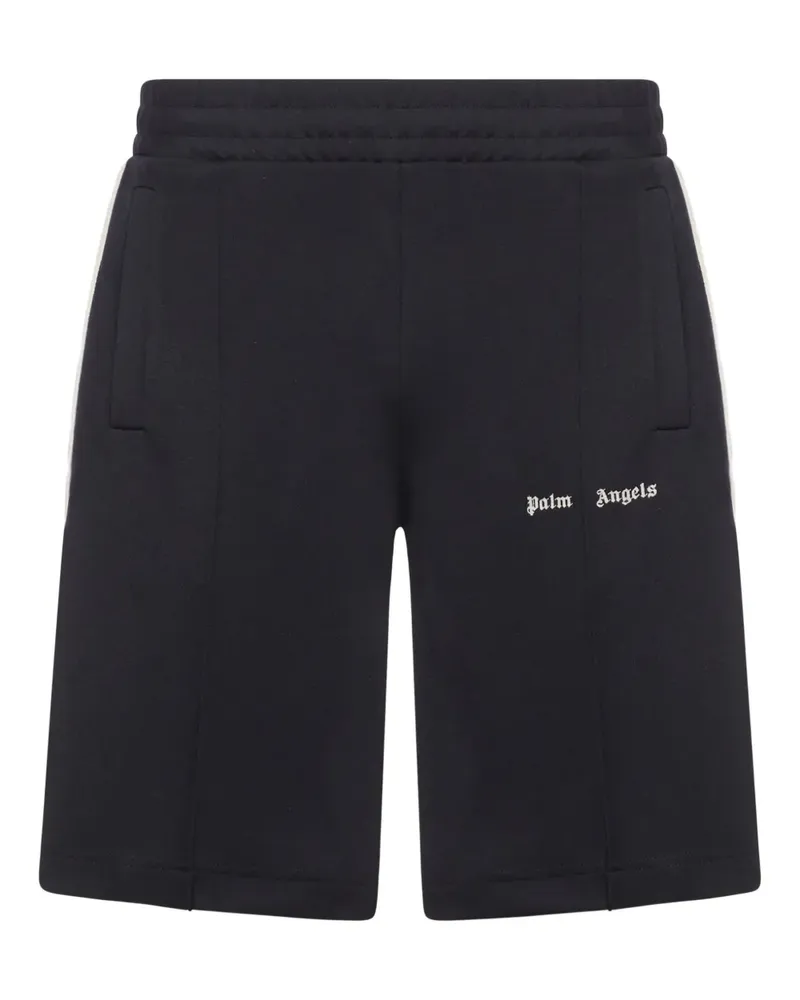 Palm Angels logo-embroidered shorts - Schwarz Schwarz