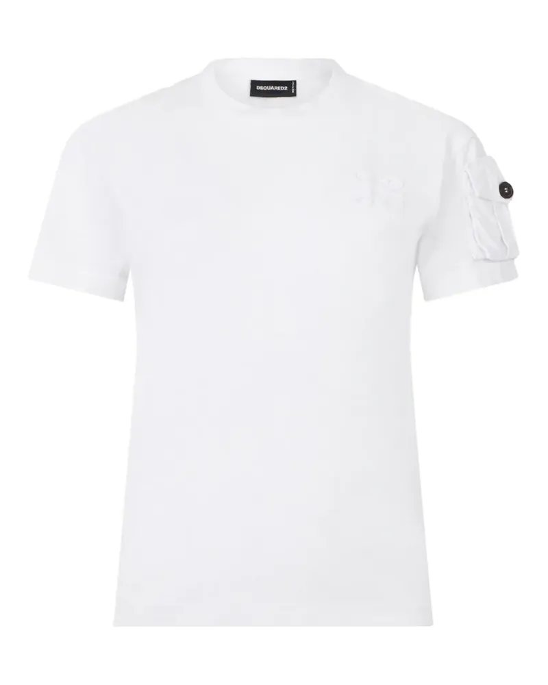 Dsquared2 D2 Upside Down T-Shirt mit passender Passform - Weiß Weiß
