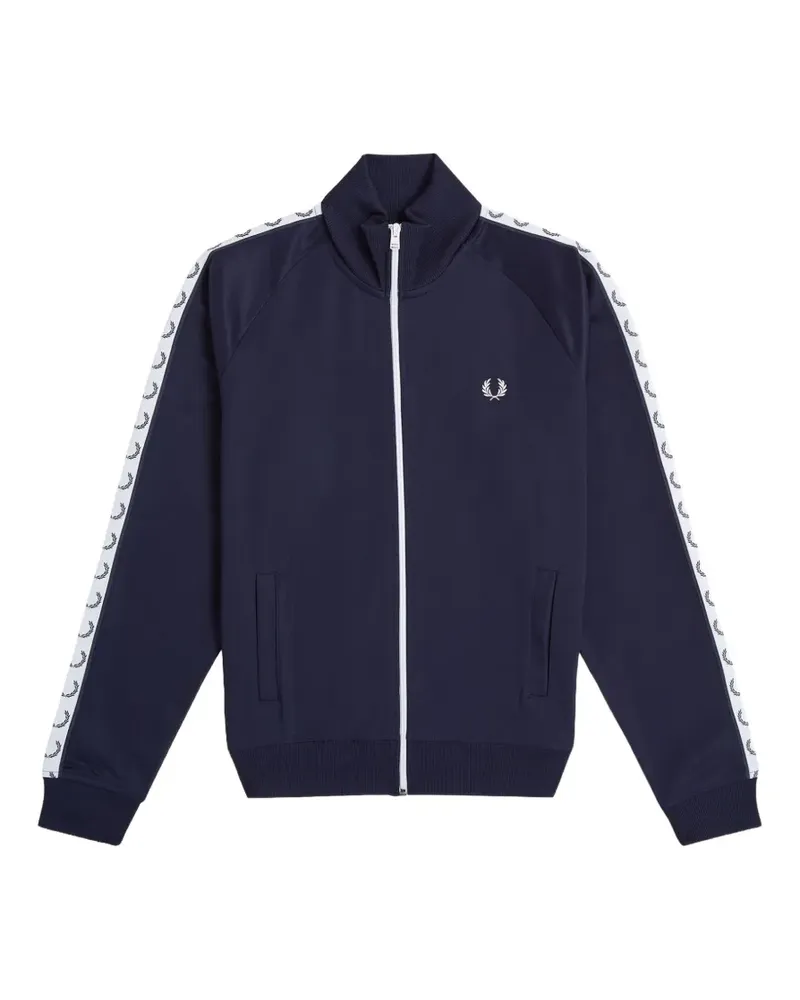 Fred Perry logo-tape track jacket - Blau Blau
