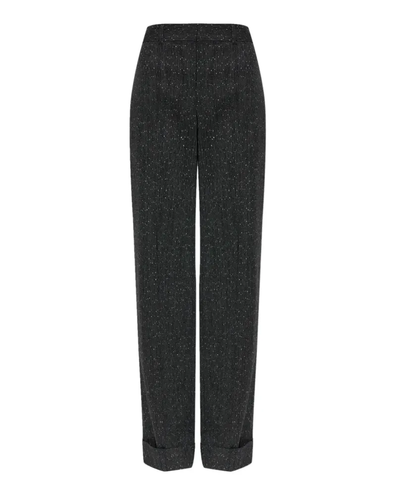 Alexander McQueen Umschlag-Hose mit Biesen - Grau Grau