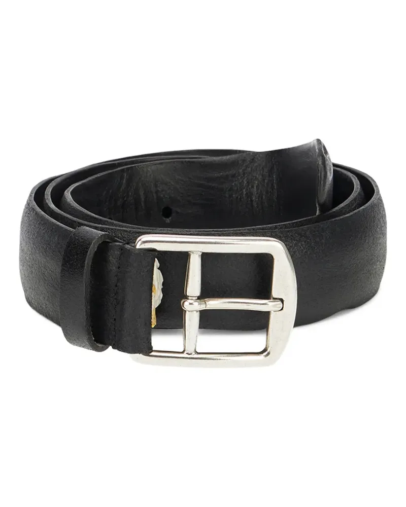 Fortela Crockett leather belt - Schwarz Schwarz