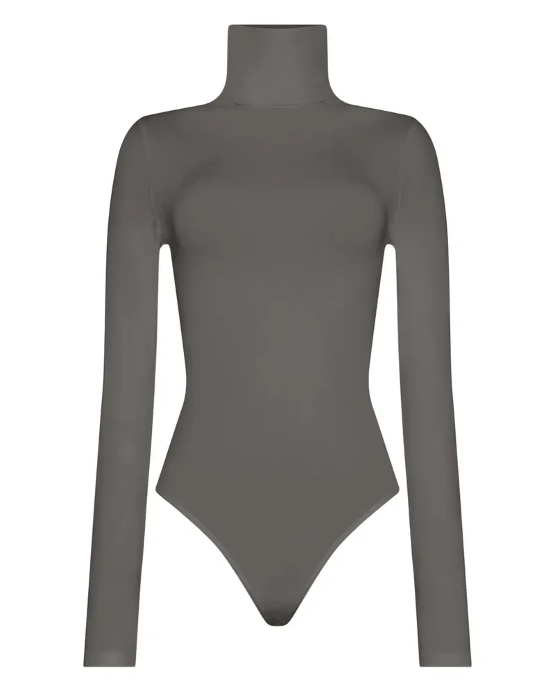 Wolford Body mit Rollkragen - Grau Grau