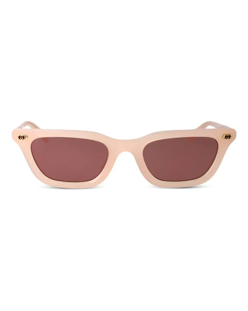 Gucci Sonnenbrille mit Cat-Eye-Gestell - Nude Nude