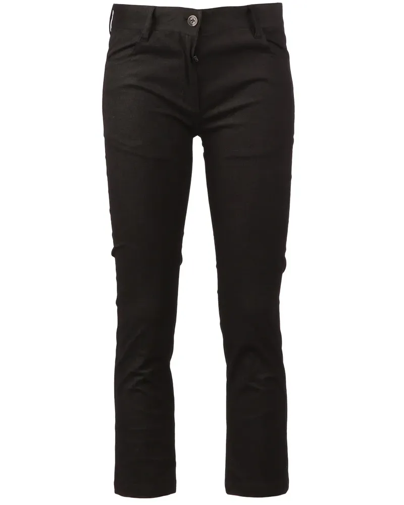 Ann Demeulemeester cropped trousers - Schwarz Schwarz