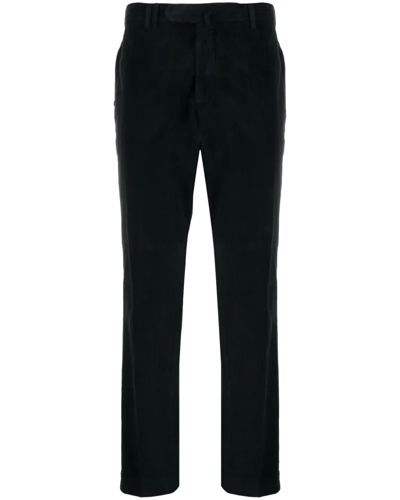 Dell'oglio Tapered-Hose aus Cord - Blau Blau