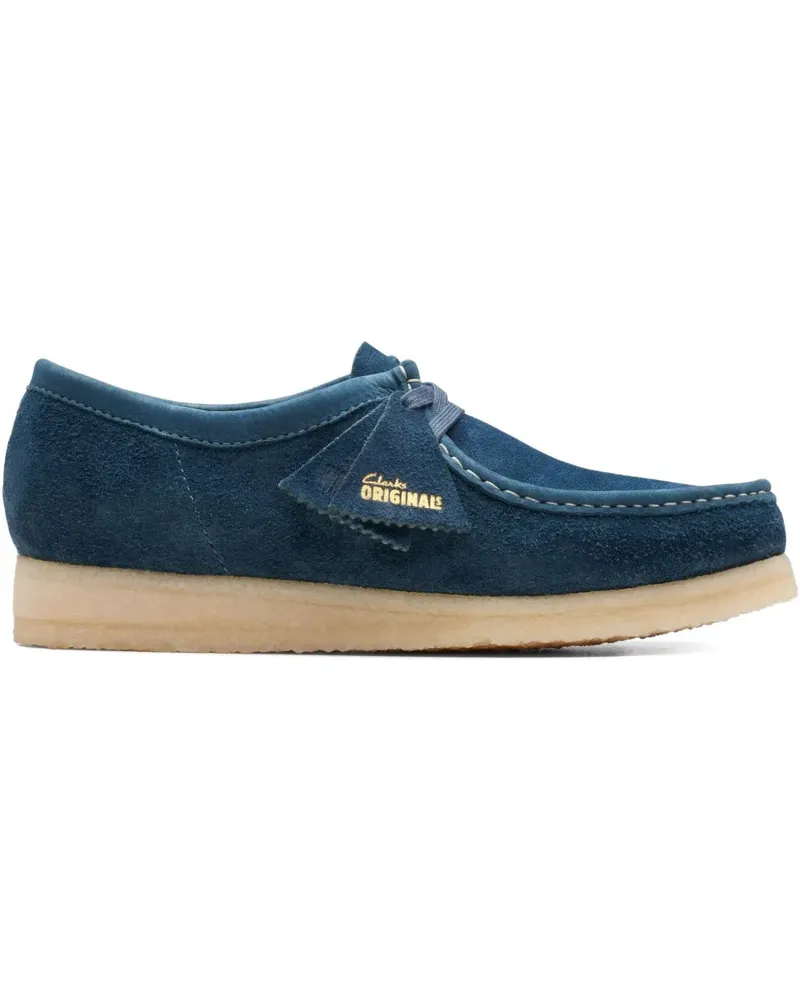 Clarks Wallabee "Navy/Teal" Derby-Schuhe - Blau Blau