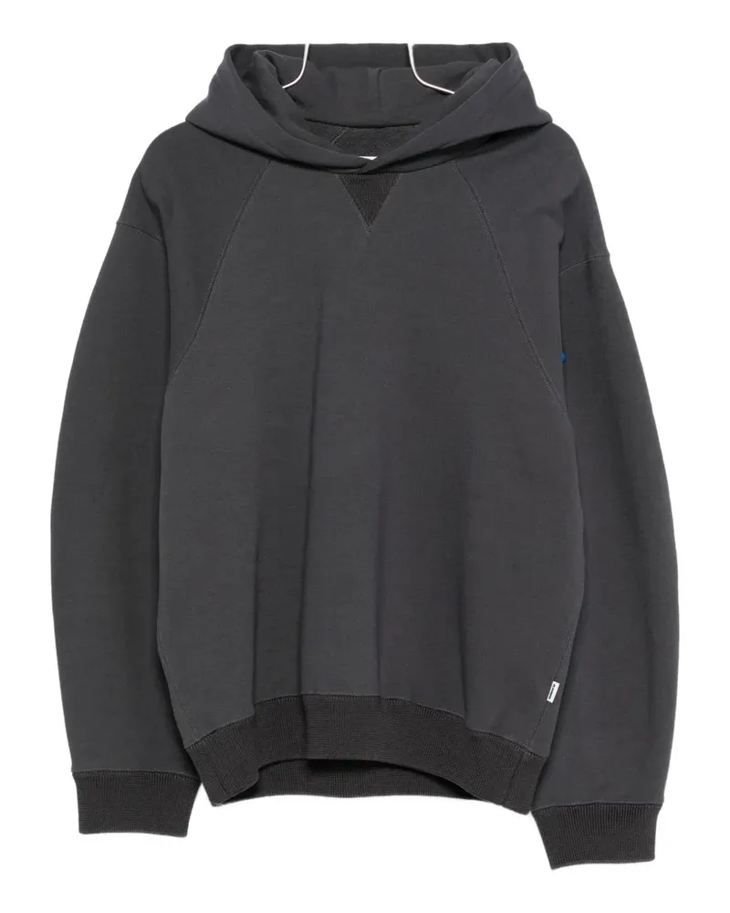 Jil Sander logo-tag hoodie - Schwarz Schwarz