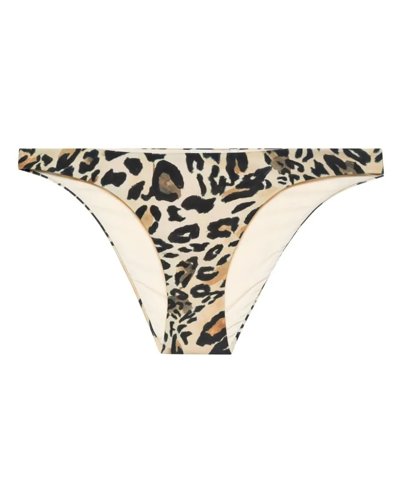 Nanushka Bikinihöschen mit Leoparden-Print - Nude Nude