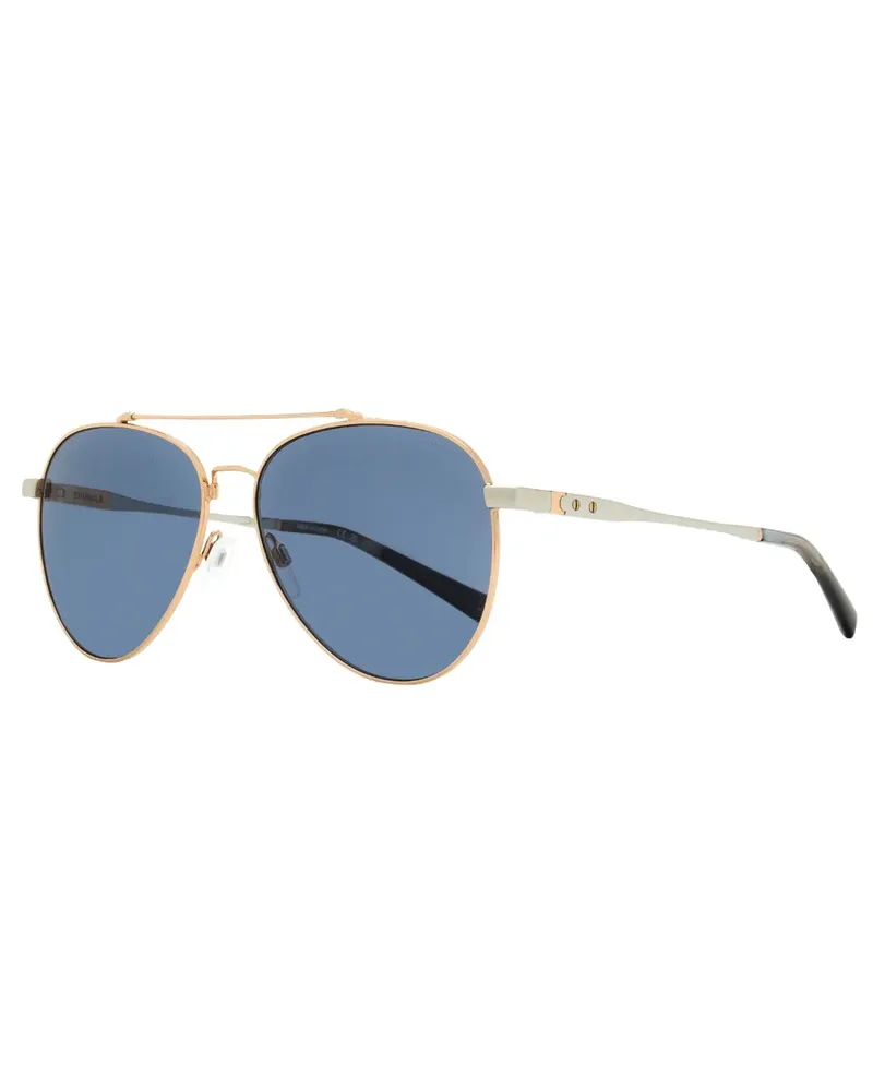 SHINOLA Flexon Pilot Sonnenbrille - Gold Gold