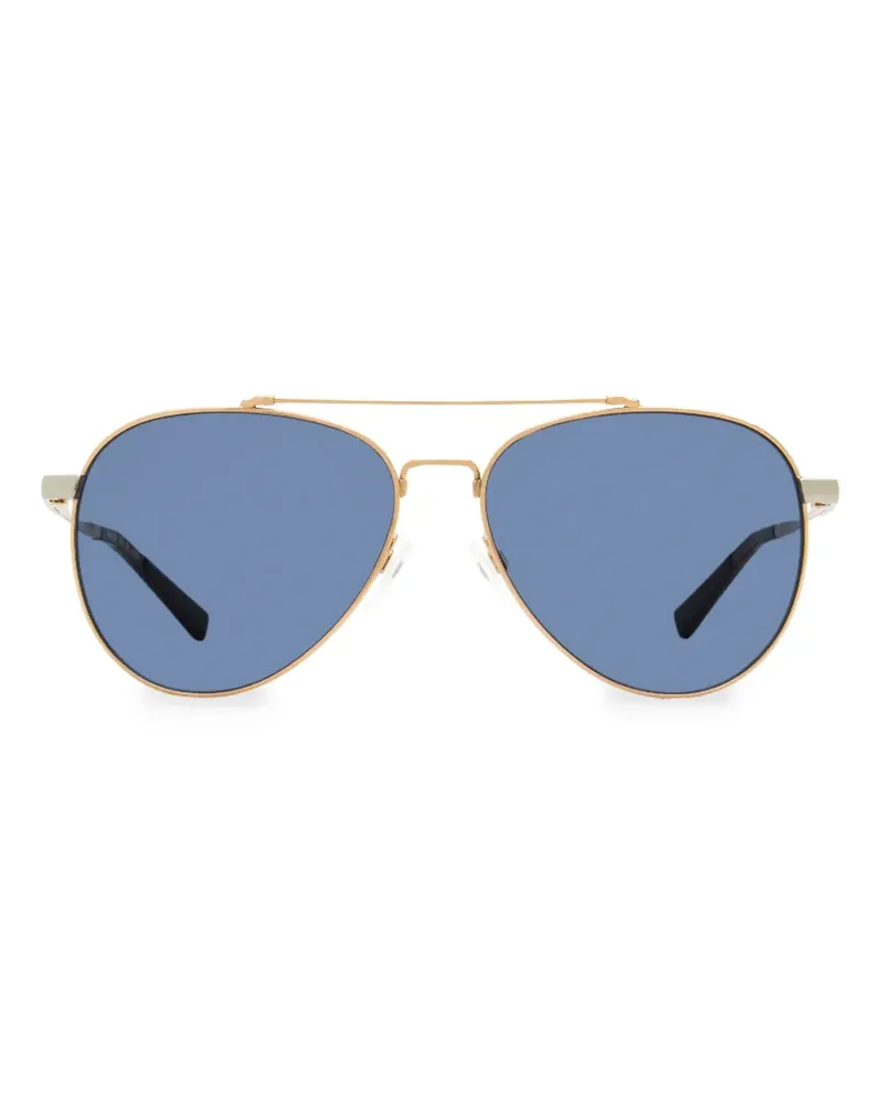 SHINOLA Flexon Pilot Sonnenbrille - Gold Gold