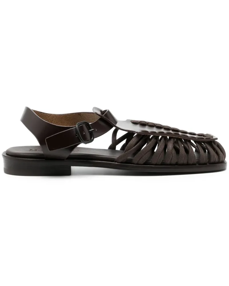 HEREU Alaro Römersandalen aus Leder - Braun Braun