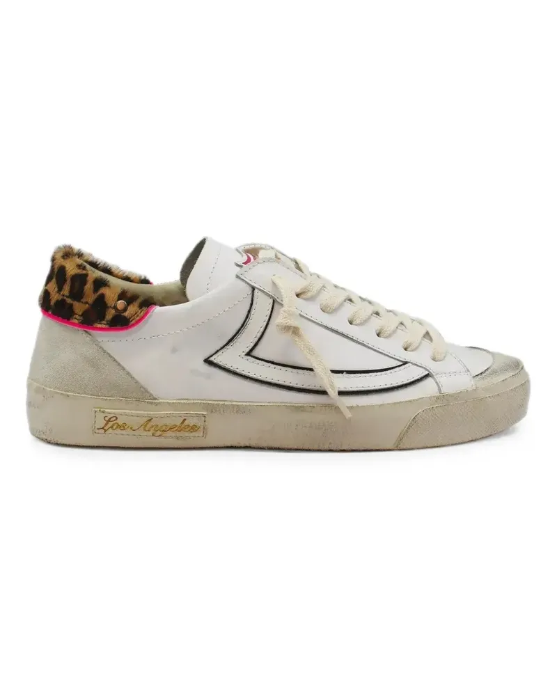 HTC Hollywood Trading Company Vipers animal-print sneakers - Weiß Weiß
