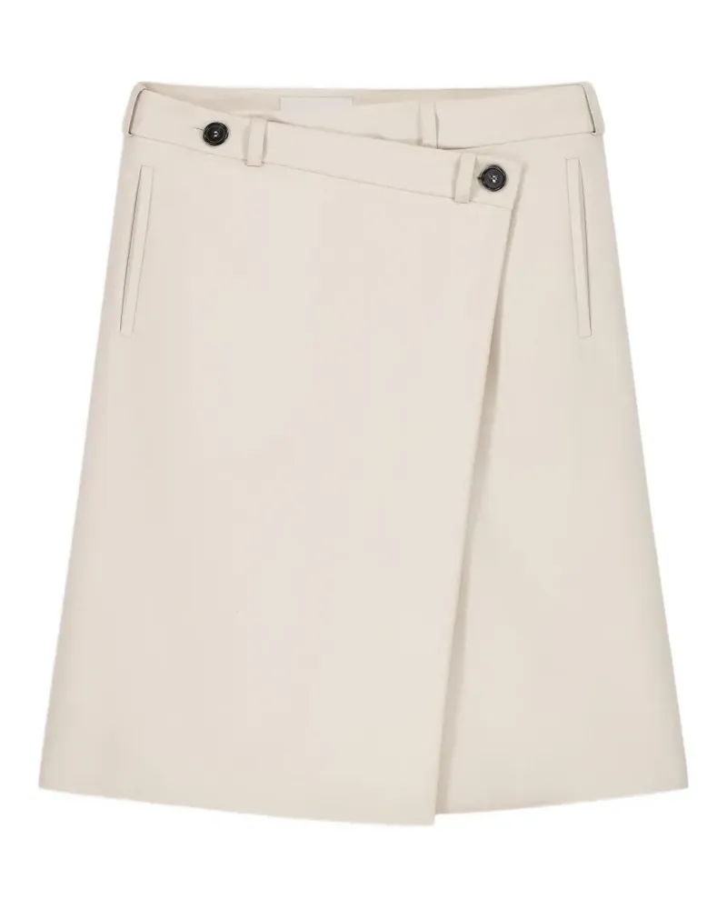 COPERNI button-detail circular midi skirt - Weiß Weiß