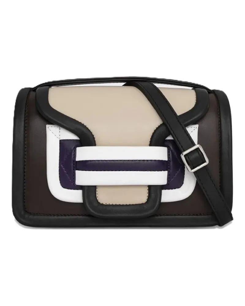 Pierre Hardy Alpha colour-block shoulder bag - Braun Braun