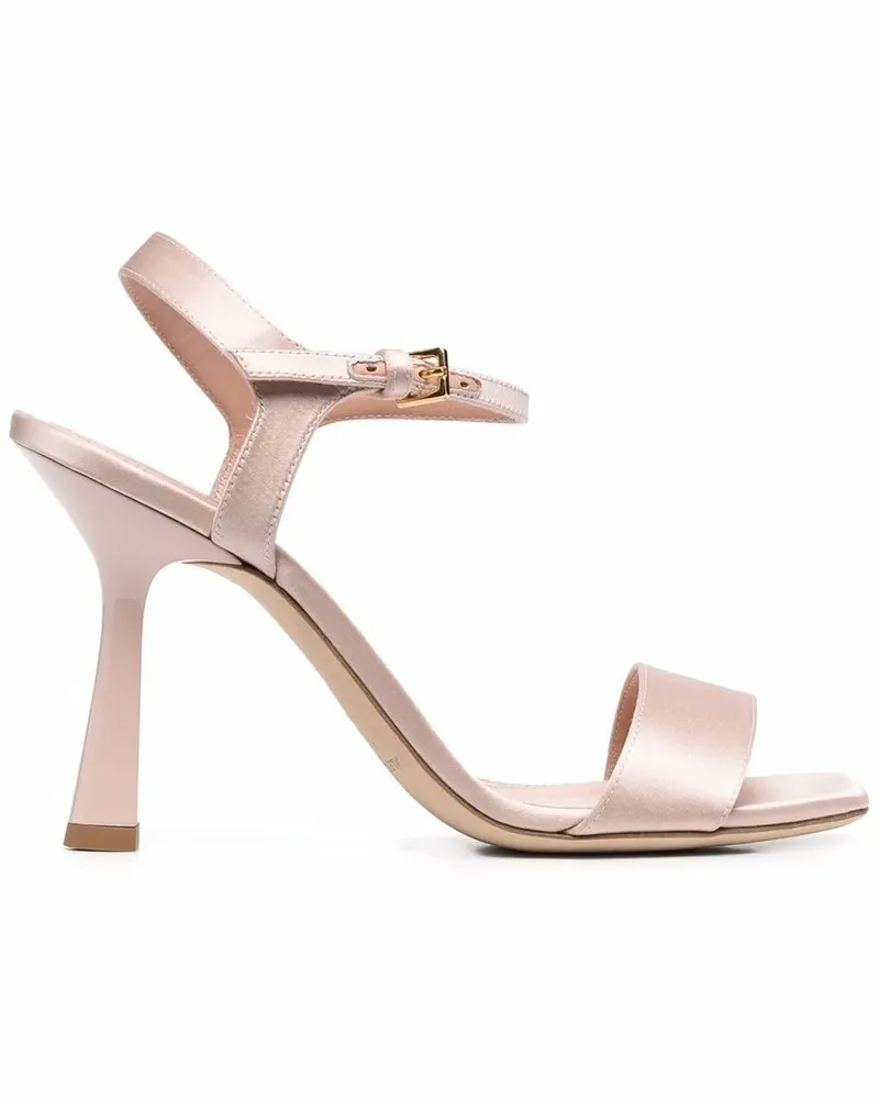 Alberta Ferretti Metallic-Sandalen 105mm - Rosa Rosa