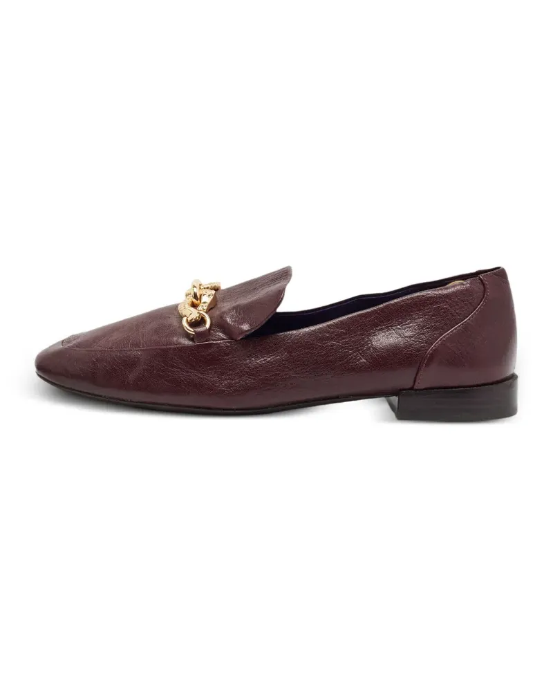 Tory Burch Jessa Loafer mit Pferdeschnalle - Rot Rot