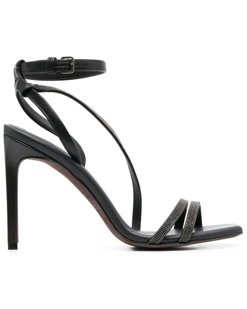 Brunello Cucinelli Klassische Sandalen 110mm - Schwarz Schwarz