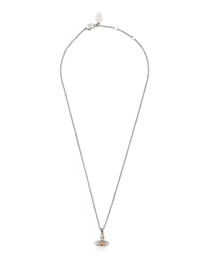 Vivienne Westwood New Petite Orb Halskette - Silber Silber