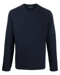 Vince Kaschmirpullover mit rundem Ausschnitt Blau