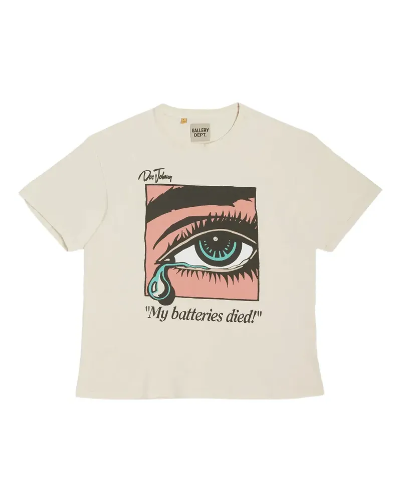 GALLERY DEPT. short sleeve graphic t-shirt - Nude Nude