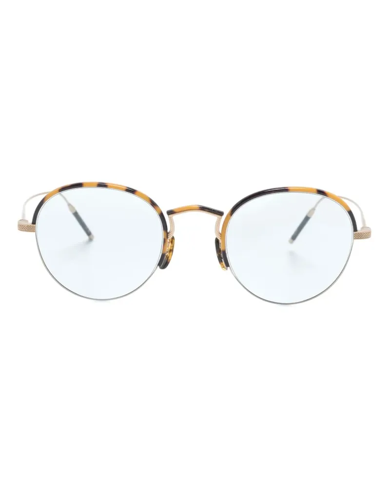 Oliver Peoples TK-6 Brille mit rundem Gestell - Gelb Gelb