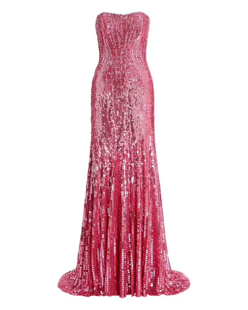 Jenny Packham Sarai Maxikleid - Rosa Rosa
