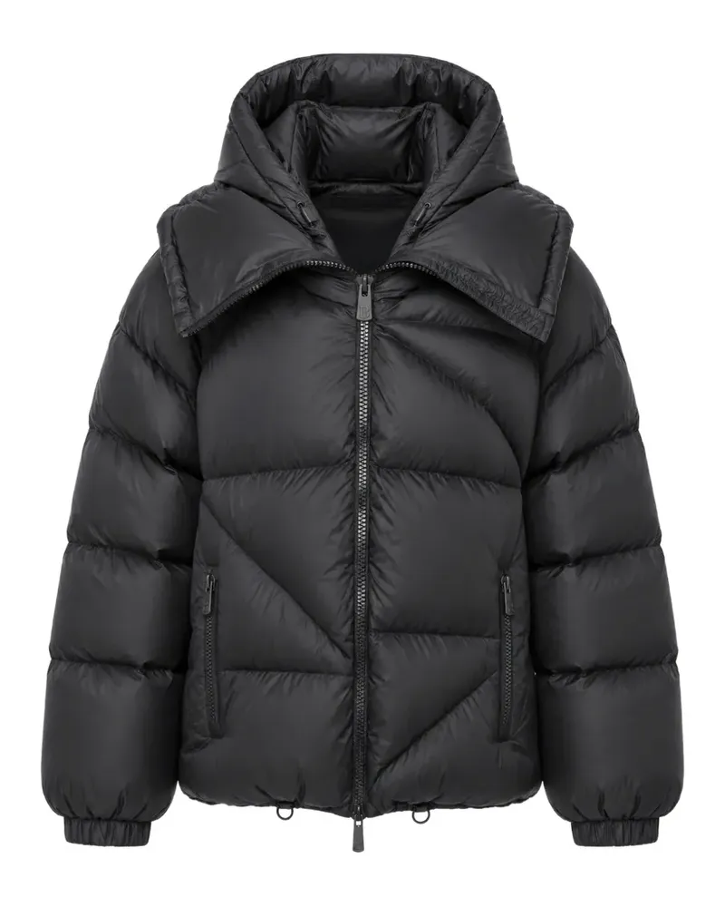 Bacon Double B quilted down jacket - Schwarz Schwarz