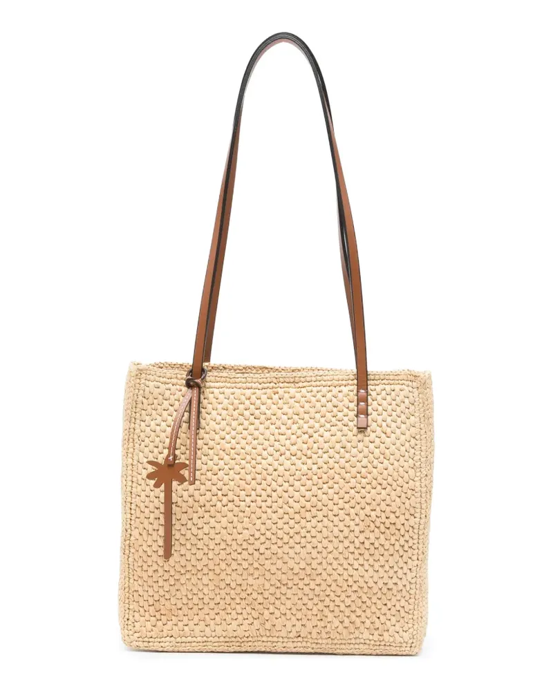 Manebí palm-charm shoulder bag - Nude Nude