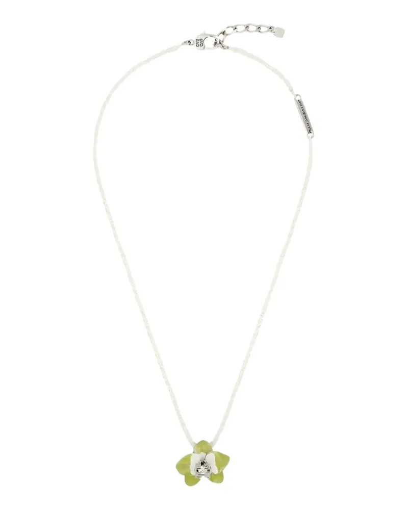Givenchy Flower Orchid Halskette - Silber Silber