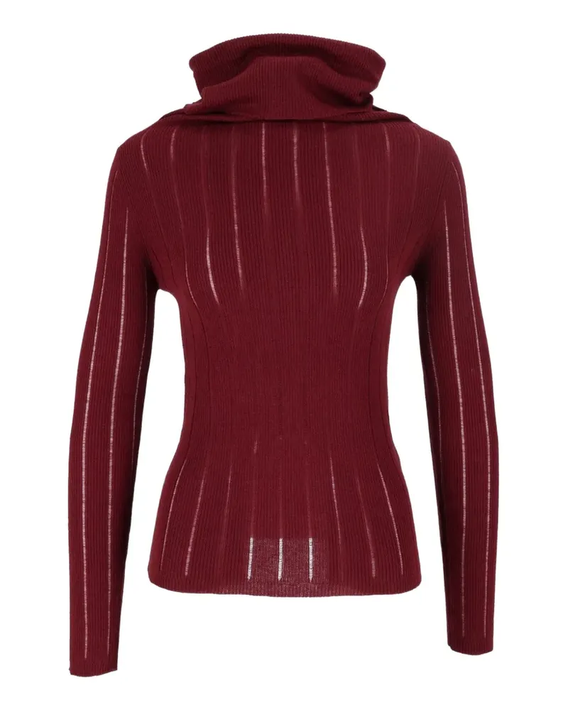 Max Mara Badesse ribbed-knit sweater - Rot Rot